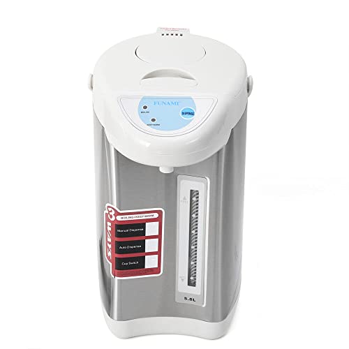 4 Liter Wasserspender - Edelstahl Heißwasserspender, Wasserkocher Thermoskanne Teekocher Thermopot, Heißwasser Spender (Grau) von SENDERPICK