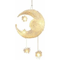 Senderpick - 5 LEDs Pendelleuchte Deckenleuchte Kronleuchter Hängelampe Mond Sterne Lampe für Kinderzimmer Wohnzimmer von SENDERPICK
