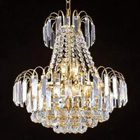 Moderner Kristall-Kronleuchter K9, LED-Pendelleuchte Kristall-Kronleuchter K9 Wunderschöne Kristall-Deckenleuchte für Flur, Wohnzimmer, Schlafzimmer, von SENDERPICK