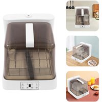 6-Liter-Mini-Geschirrspüler Transparenter Geschirrspüler für Faule 22-cm-Tischgeschirrspüler Freistehender Geschirrspüler 800 w von SENDERPICK