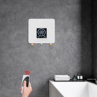 7.5KW Kleiner elektrischer Durchlauferhitzer 230V Mini Küche Badezimmer Untertisch-Wassererhitzer mit LED-Anzeige von SENDERPICK
