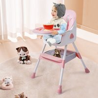 Babyhochstuhl, 2-in-1-Hochstuhl für Babys und Kleinkinder mit Fußstütze von SENDERPICK