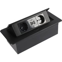 Senderpick - Desktop-Steckdose - usb 3.1 - Typ c - 4000 w - Schnellladefunktion - Desktop-Steckdose - Platzsparend - Für die Arbeitsplatte - Schwarz Senderpick - Desktop-Steckdose - usb 3.1 - Typ c - 4000 w - Schnellladefunktion - Desktop-Steckdose - Platzsparend - Für die Arbeitsplatte - Schwarz von SENDERPICK