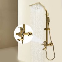 Duschsystem Brausemischer mit Thermostat Duschset Brausemischer Kopfbrause von SENDERPICK