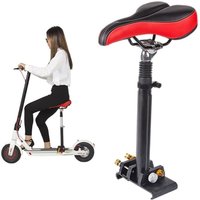 E-Scooter Sattelsitz Fahrradsattel Sättel Verstellbar Elektro Skateboard Sattel 40cm-60cm Elektroroller Stuhl Sitz von SENDERPICK