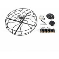 E27 Retro Deckenlampen Pendelleuchte Industrie Fan Kronleuchter Hängelampe Wohnzimmer Deckenlampe E27 Retro Deckenlampen Pendelleuchte Industrie Fan Kronleuchter Hängelampe Wohnzimmer Deckenlampe von SENDERPICK