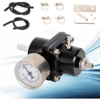 Einstellbarer Benzindruckregler 0-140PSI Benzindruckregler mit Manometer Benzindruckregler-Set von SENDERPICK