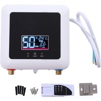 Elektrische Wassererwärmer, Durchlauferhitzer 220 v 7500 w, Fernbedienung/Touch-Control Mini Wassererwärmer für Küche, Bad von SENDERPICK