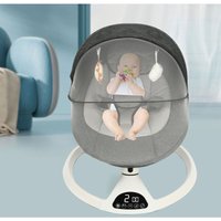 Elektrischer Babyschaukelstuhl Bluetooth-Schaukelstuhl mit Musik Touch-Babyschaukelstuhl Grau Elektrischer Babyschaukelstuhl Bluetooth-Schaukelstuhl mit Musik Touch-Babyschaukelstuhl Grau von SENDERPICK