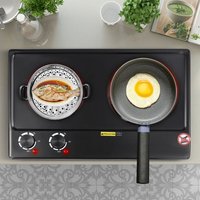 Elektro-Doppelkopfofen mit 27,5 Zoll, zwei 2500-Watt-Brennern und einer 6-stufigen Temperatureinstellung. Elektro-Doppelkopfofen mit 27,5 Zoll, zwei 2500-Watt-Brennern und einer 6-stufigen Temperatureinstellung. von SENDERPICK