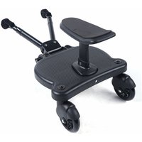 Senderpick - Kinder Trittbrett Buggy Board Kiddyboard Mit Sitz Rollwagen Kinderwagen bis 25KG von SENDERPICK