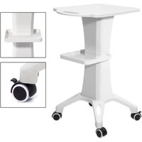 Kosmetikwagen 2 Schichten abs Portable Beauty Salon Trolley mit Rollen Salon spa Arbeitswagen für Schönheitsinstrument von SENDERPICK