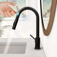 Senderpick - Küchenarmatur Küchenspüle Einhebelgriff Touch Hot & Cold Sensor Pull Out Faucet Bathroom Faucet Copper von SENDERPICK