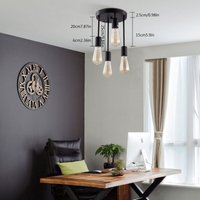 Senderpick - Moderne led E27 Deckenlampe Dimmbare Kronleuchter schwarz von SENDERPICK