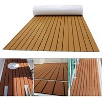PVC-Bodenbelag Selbstklebende Vinylfliesen, zur Verwendung auf Bootsdecks, Wohnmobilen, Jachten, Schwimmdocks von SENDERPICK