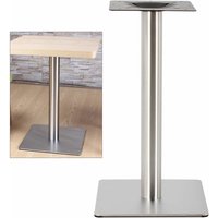 Quadratisch Tischgestell Tischkufen Tischfuß Tischbein Tischuntergestell 72cm Untergestell Tisch Leg stahl Bodenplatte von SENDERPICK