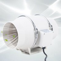 Rohrventilator - Durchmesser: 95 mm - 145 mm - 220 V - Für Büro, Bad, Halle, hydroponische Kammer (HF-100P) von SENDERPICK