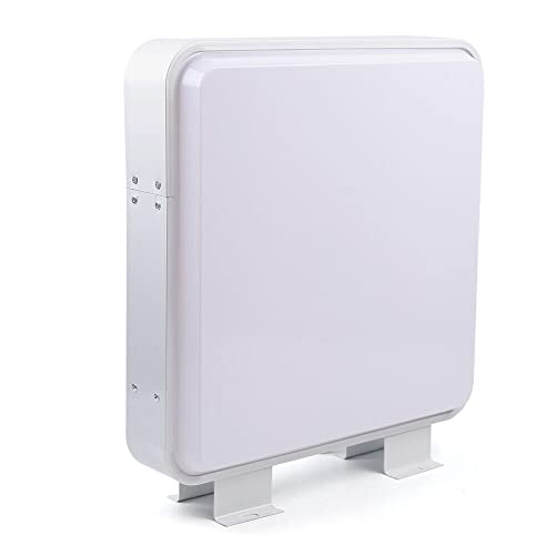 SENDERPICK LED Leuchtkasten Doppelseitig Leuchtreklame, Quadrat Nasenschild Leuchtbox Lichtwerbung, Foto Werbetafel Leuchtkasten 55×55cm von SENDERPICK