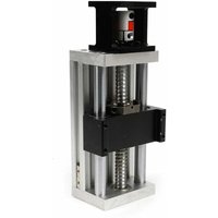 100mm Kugelumlaufspindel Manuell Linearführungen cnc Spindelantrieb Linearantrieb Schiebetisch Aluminium von SENDERPICK