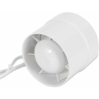 Senderpick - 12W Ø100mm Rohrventilator Badlüfter Rohreinschub Einschublüfter Lüfter Leise Küchen Bad Rohrventilator Kanalventilator Rohrlüfter von SENDERPICK