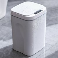 Senderpick - 16L Automatischer Sensor Mülleimer abs Abfalleime Mülleimer für Küche Schlafzimmer Badezimmer Weiß von SENDERPICK