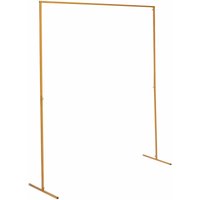 2M Hochzeitsbogen Blumen Deko Blumenrahmen Luftballons Ständer Eisenregal für Event von SENDERPICK