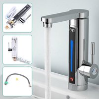 Senderpick - 360° Elektrisch Durchlauferhitzer mit led Digitalanzeige Wasserhahn Sofort Warm Küchearmatur 3300W Bad/Küche von SENDERPICK