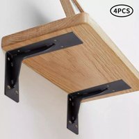 Senderpick - 4 x Regalwinkel Regalhalter Wandhalterung für Regal Konsole schwarz 1020 cm Senderpick - 4 x Regalwinkel Regalhalter Wandhalterung für Regal Konsole schwarz 1020 cm von SENDERPICK