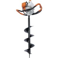 52CC 2 Takt Erdlochbohrer Erdbohrgerät Kit Pfahlbohrer Erdbohrer Pfahlbohrer Benzin + 3 Bohrer 4' 6' 8' von SENDERPICK