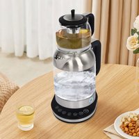 Senderpick - Doppelter Heißwasserkocher Elektrischer Wasserkocher Tragbarer Teekocher 1800W von SENDERPICK