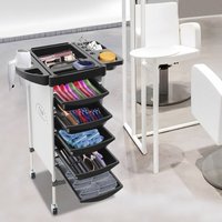 Senderpick - Friseurwagen 6 Regale - Aufbewahrungswagen 36x85.5 cm Aufbewahrungswagen Senderpick - Friseurwagen 6 Regale - Aufbewahrungswagen 36x85.5 cm Aufbewahrungswagen von SENDERPICK