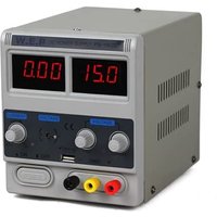 Labornetzteil einstellbar 0-15 v 0-2 a Digitales Labornetzteil DC-Netzteil Amperemeter mit digitaler Anzeige von SENDERPICK