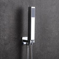 Senderpick - Modern led Licht Duschset Duschgarnitur Duschsystem Regendusche mit Handbrause Duscharmatur Kopfbrause von SENDERPICK