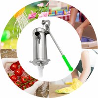 Senderpick - Silber Edelstahl leichte Griff pumpe Handpumpe Saugpumpe für den Garten de von SENDERPICK