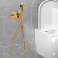 Senderpick - Unterputz-Brause-Set für Toiletten Handbrause Handbrause Wandhalterung Toilettenzubehör Handbrause Gold Senderpick - Unterputz-Brause-Set für Toiletten Handbrause Handbrause Wandhalterung Toilettenzubehör Handbrause Gold von SENDERPICK