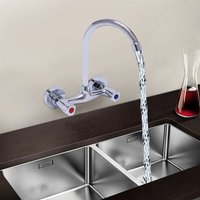 Senderpick - Zweigriff Spüle Wasserhahn Küchenarmatur Spültischarmatur Rotierende Düse Wasser von SENDERPICK