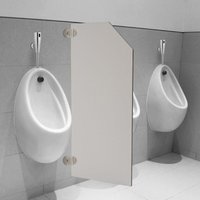 Senderpick - Trennwand f체r Urinal 40 x 90 cm, schr채ge Trennwand f체r Urinal, Trennwand f체r Badezimmer, Wandtrennwand f체r Herrenurinal, Badezimmer. von SENDERPICK