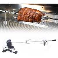 Universal Drehspieß Mit Edelstahl Motor BBQ Rotisserie Grillspieß Fleischnadel Gasgrill Aus Verchromtem Stahl von SENDERPICK