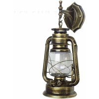Senderpick - Vintage ländliche Wandlampe, Veranda Lampe, led antike Außenwandlampe, Wohndekoration (bronzegrün) von SENDERPICK