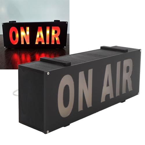 On Air Sign LED Retro Licht, On Air Aufnahmestudio Lichter und Dekoration, LED Tastensteuerung On Air Sign Licht für Heimdekoration On Air Sign LED Retro Licht, On Air Aufnahmestudio Lichter und Dekoration, LED Tastensteuerung On Air Sign Licht für Heimdekoration von SENECESLI
