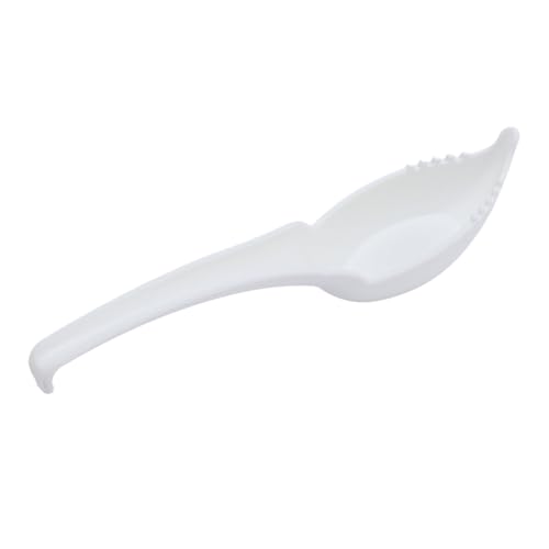 SENECESLI 2 in 1 Esslöffel, Windows Löffel Vertiefte Schüssel für Nudel Wonton -Knödel für die Küche (WHITE) von SENECESLI