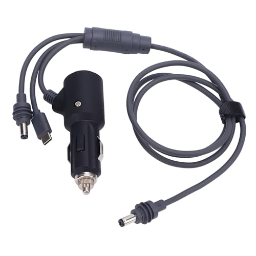 SENECESLI 3 in 1 Stromkabel, USB C -Anschluss DC Stecker 12 -V Zigarre Leichtere Kabel Stallübertragung für Schüsselantenne für Busboot (#4) von SENECESLI