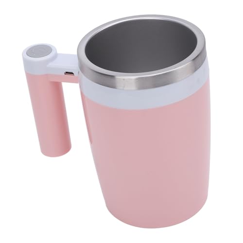 SENECESLI Automatische Rührkaffeetasse, Selbstbewegende Kaffee -Muggelelektrik (PINK) von SENECESLI