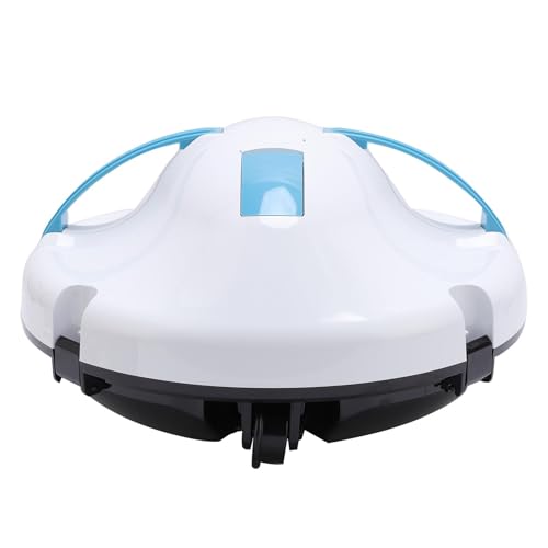 SENECESLI Automatischer Poolreiniger, Poolreinigung Roboter Intelligenter Navigation 5200mAh Batterie für Oberirdische Pools (EU-Stecker) von SENECESLI