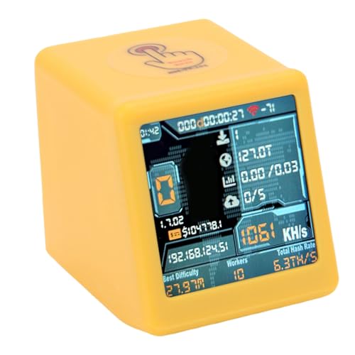 SENECESLI Bitcoin Miner NM TV Crypto Miner mit ESP32 D0 Low Power Chip, 1,54 Zoll Smart Kleiner TV -Desktop -Uhr 1060 Kh S Hashrate, Display Cryptocurrency Mining Machine SENECESLI Bitcoin Miner NM TV Crypto Miner mit ESP32 D0 Low Power Chip, 1,54 Zoll Smart Kleiner TV -Desktop -Uhr 1060 Kh S Hashrate, Display Cryptocurrency Mining Machine von SENECESLI