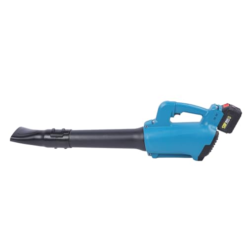 SENECESLI Blattgebläse, 28000r/min Schnurloses Blattgebläse 5 Geschwindigkeit Tragbar für Trümmer (EU-Stecker 6000mah) von SENECESLI