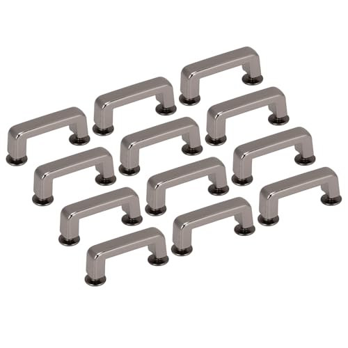 SENECESLI Bogenbrückennieten, 20 Sets 20x7x7mm Bindungsschraube Nietkit Einfacher Installation Elektropliertes Prozess Zum Dekorieren von Handwerkskleidung (Silberschwarz) von SENECESLI