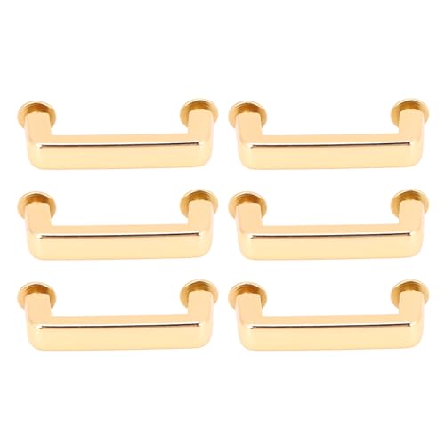 SENECESLI D Ringsteckerschnalle, D Ringschnalle Anti Rosty 20 Stcs Multi -Zweck mit PH -Schrauben für die Beutel (GOLD) von SENECESLI