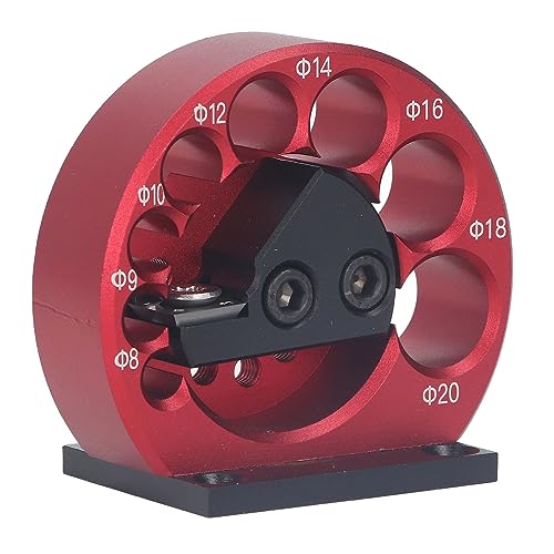 SENECESLI Dübelschneider, Aluminiumlegierkörper 8 Bis 20 Mm Hohe Genauigkeit Korrosion -resistente Zementierte Carbidblatt -Dübel Hersteller Rot für Holzbearbeitung von SENECESLI
