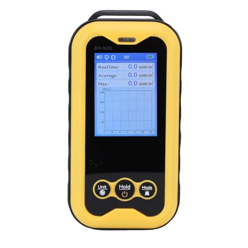 SENECESLI EMF -Detektor, Wiederaufladbare Digitale Elektromagnetische Feldstrahlungsdetektor mit Dynamischer Datenvisualisierung für die Verwendung von Home und Office von SENECESLI